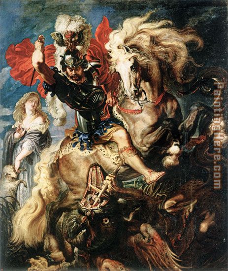 Peter Paul Rubens St George Dragon Rubens